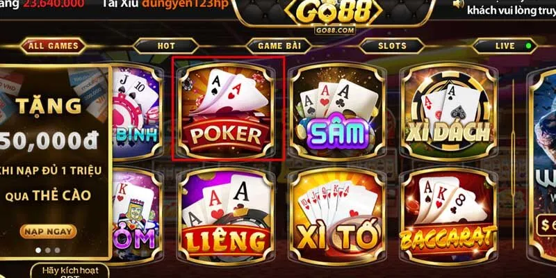 Poker Go88 Sân Chơi Giải Trí Đỉnh Cao Hot Nhất 2024